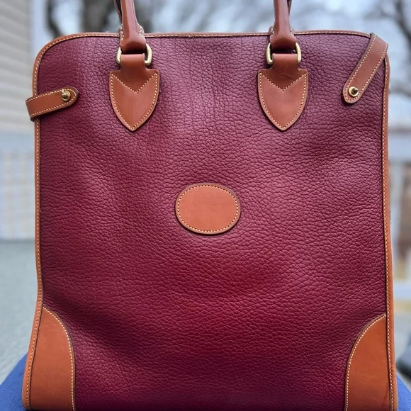 🥵 VERY RARE 🔥 VINTAGE DOONEY AND BOURKE AWL GLADSTONE SHOPPING BAG - Picture 2 of 14